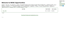 Desktop Screenshot of jobs.wosc.edu