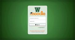 Desktop Screenshot of moodle.wosc.edu